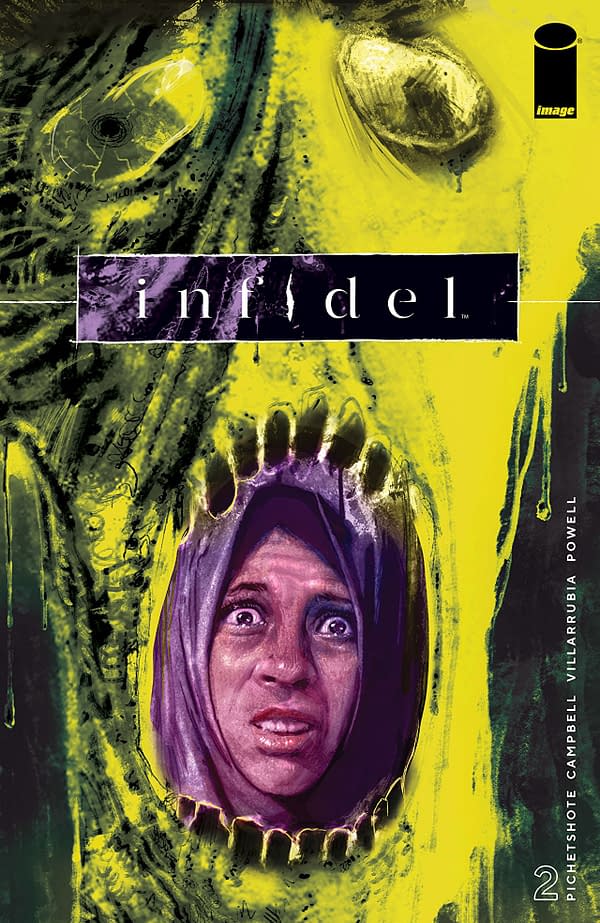 Infidel #2 cover by Aaron Campbell and Jose Villarrubia