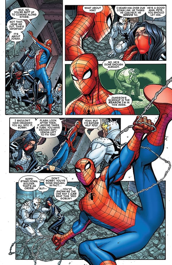 Amazing Spider-Man #800 art by Nick Bradshaw and Edgar Delgado