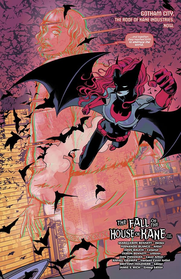 Batwoman #15 art by Fernando Blanco and John Rauch