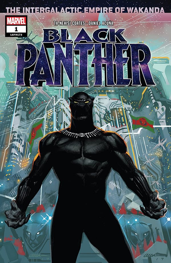 Black Panther #1 cover by Daniel Acuna