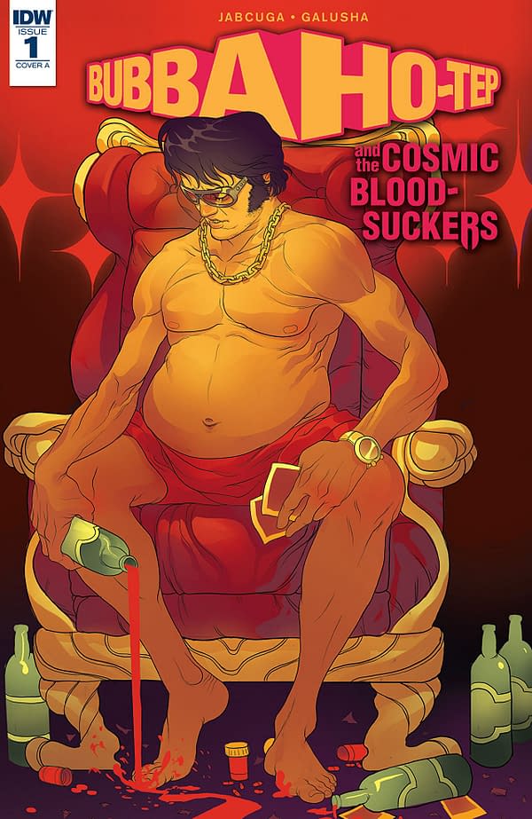 Bubba Ho-Tep and the Cosmic Bloodsuckers #1 cover by Baldemar Rivas
