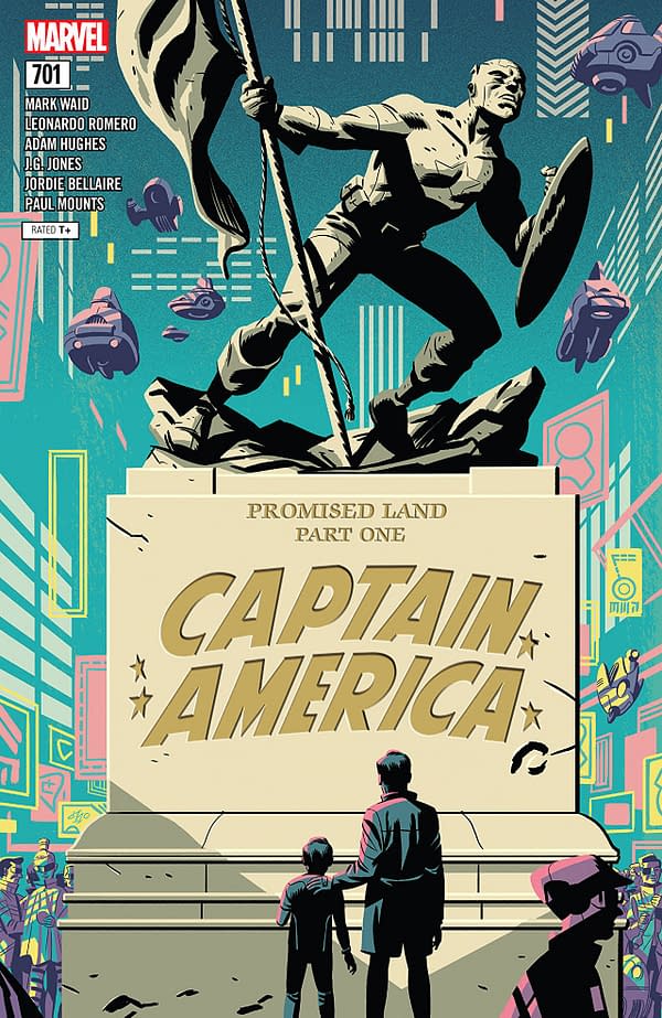 Captain America #701 cover by Michael Cho