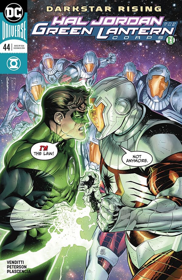 Hal Jordan and the Green Lantern Corps #44 cover by Rafa Sandoval, Jordi Tarragona, and Tomeu Morey