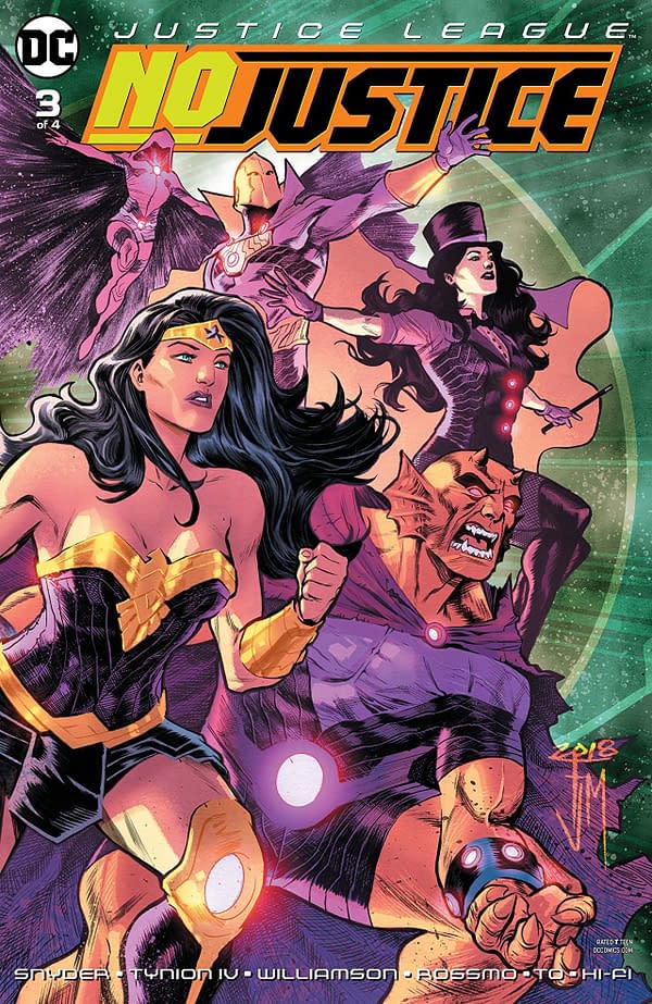 Justice League: No Justice #3 cover by Francis Manapul