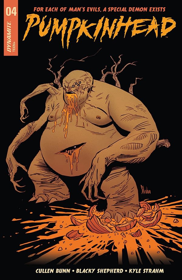 Pumpkinhead #4 cover by Kyle Strahm