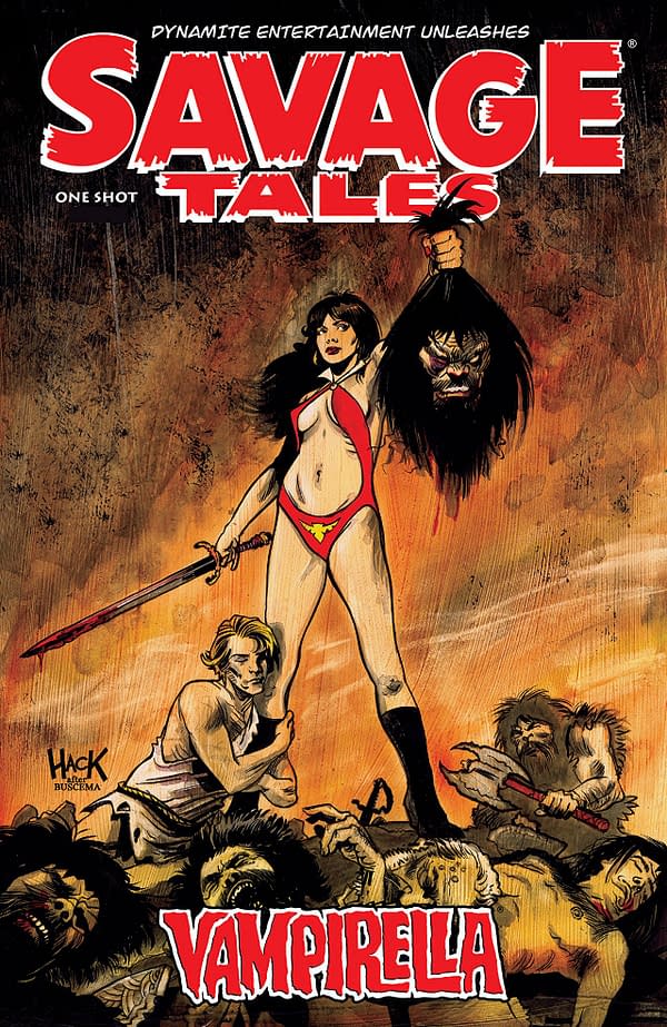 Savage Tales: Vampirella One-Shot Cover by Robert Hack