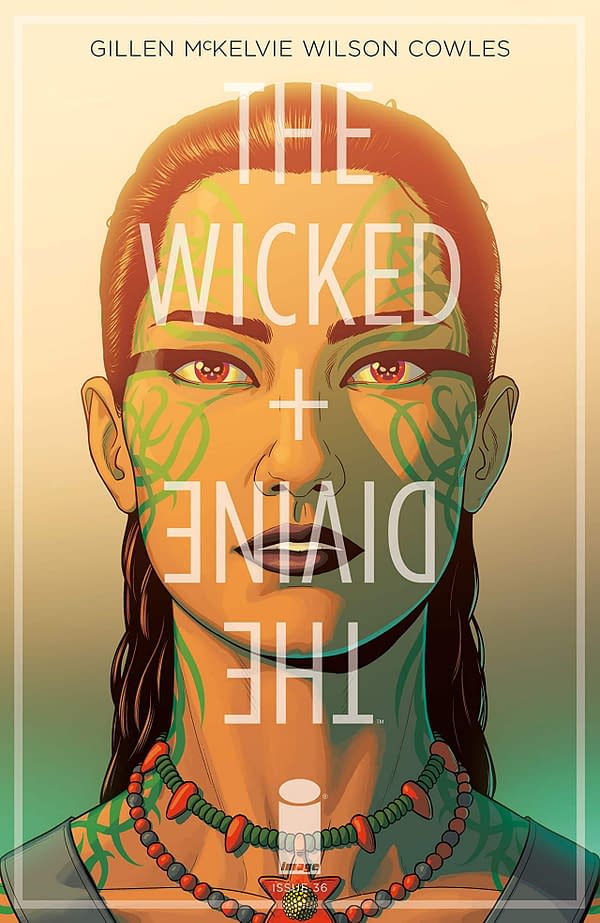 Wicked + Divine #36 cover by Jamie McKelvie and Matt Wilson