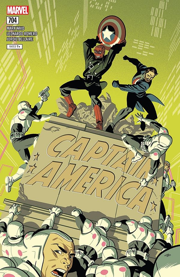 Captain America #704 cover by Michael Cho