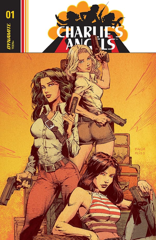Charlie's Angels #1 cover by David Finch, Jimmy Reyes, and Triona Farrell