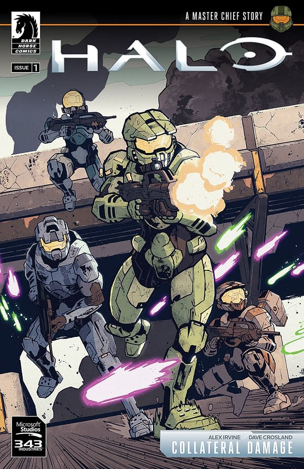 Halo: Collateral Damage #1 cover by Zak Hartong