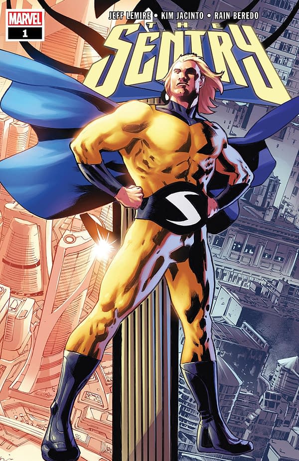 Sentry #1 cover by Bryan Hitch and Marcio Menyz