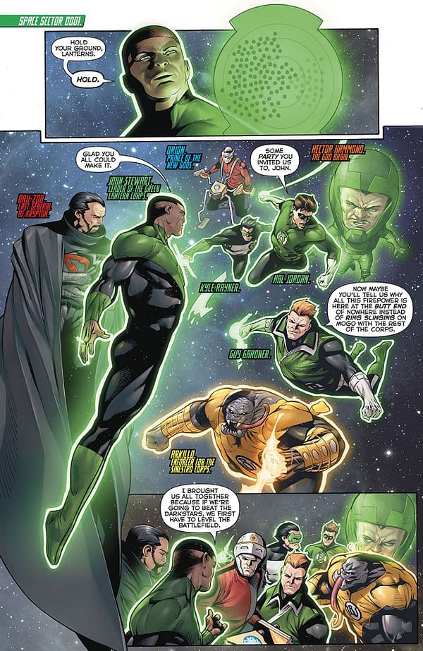 Hal Jordan and the Green Lantern Corps #48 art by Rafa Sandoval, Jordi Tarragona, and Tomeu Morey
