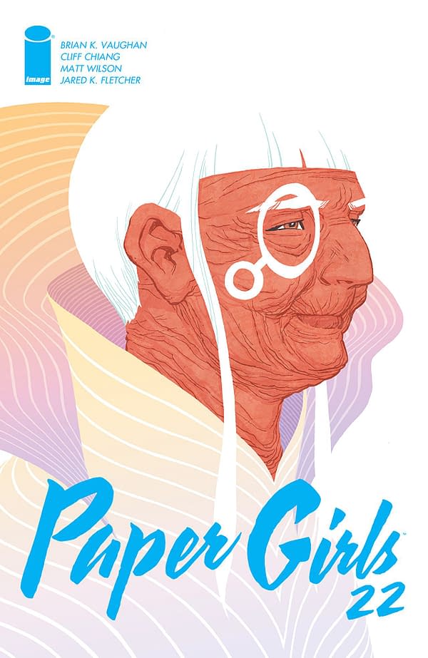 Paper Girls #22 cover by Cliff Chiang