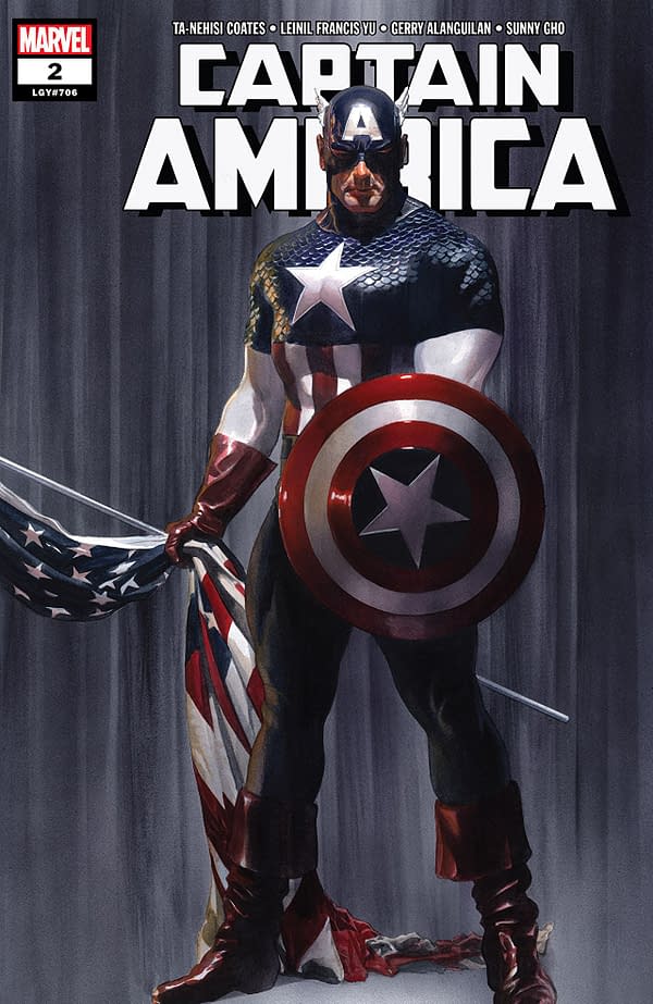 Captain America #2 cover by Alex Ross