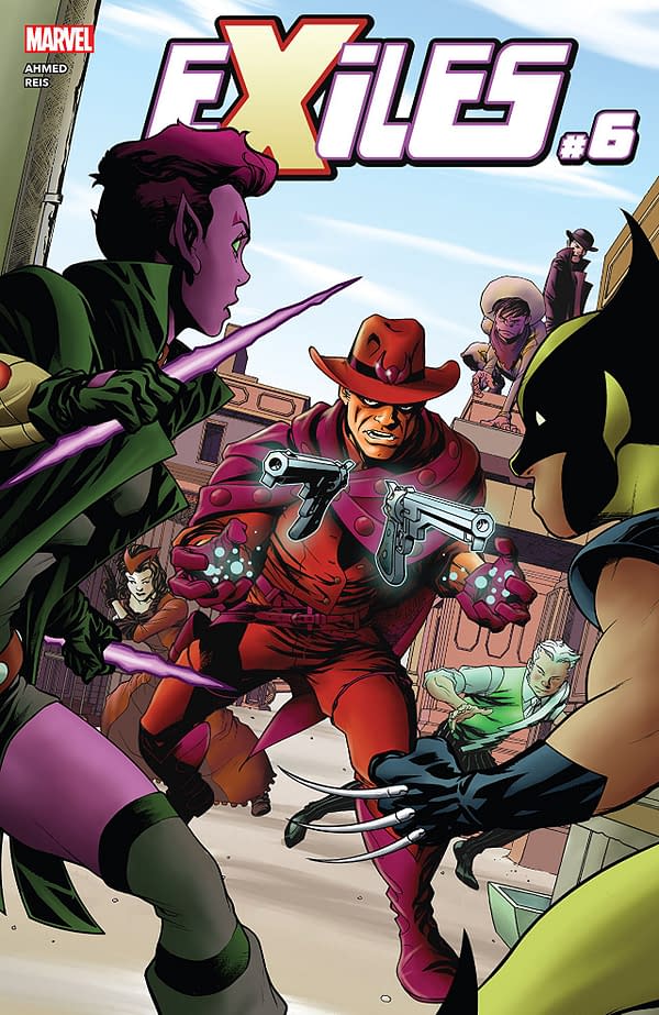 Exiles #6 cover by Mike McKone