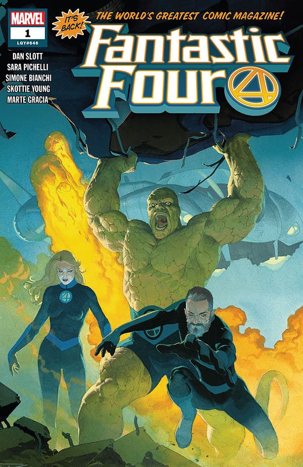Fantastic Four #1 cover by Esad Ribic