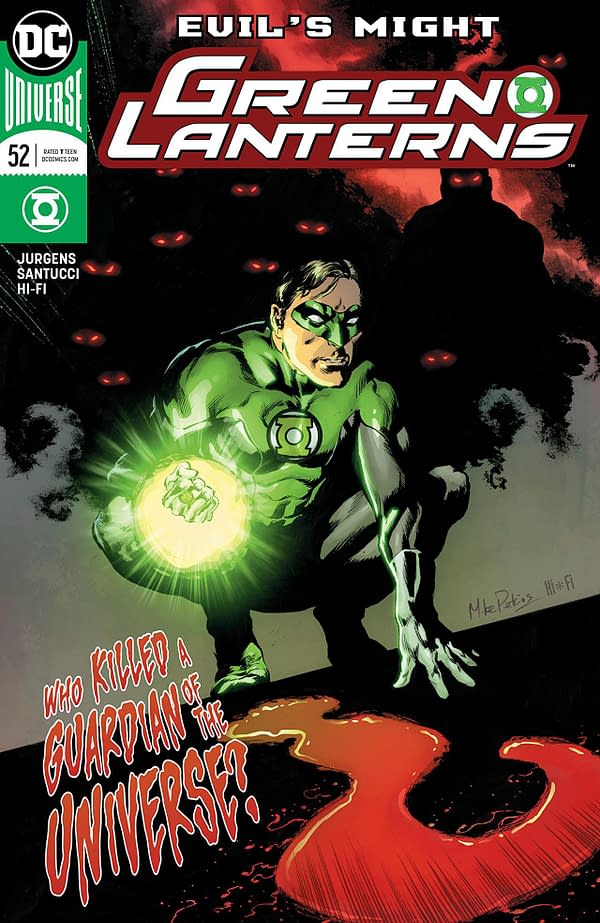 Green Lanterns #52 Cover by Mike Perkins and Hi-Fi
