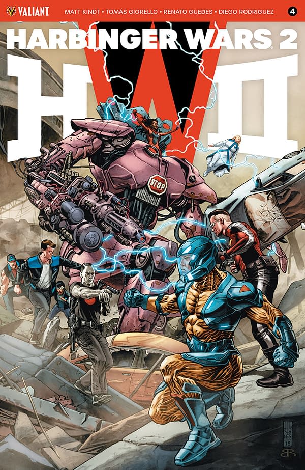 Harbinger Wars II #4 Review: The Showdown of Livewire and X-O Manowar