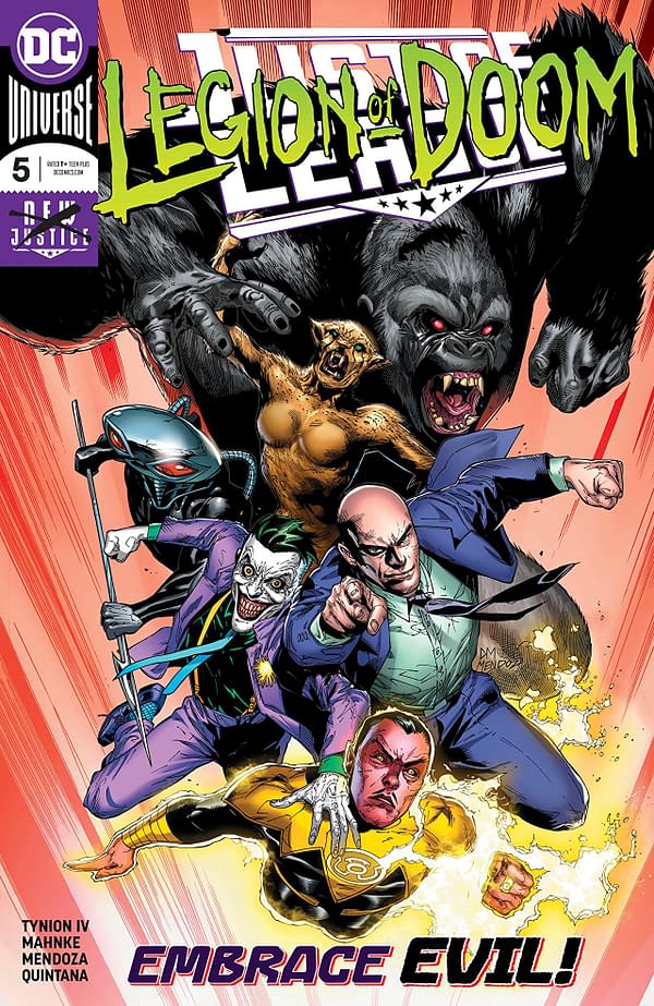 Justice League #5 cover by Doug Mahnke, Jaime Mendoza, and Wil Quintana
