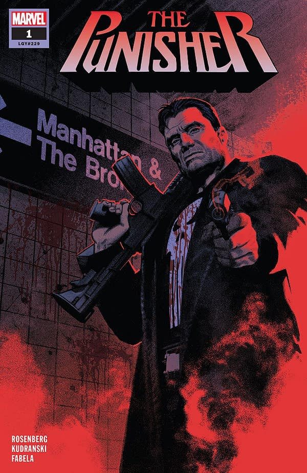The Punisher #1 cover by Greg Smallwood