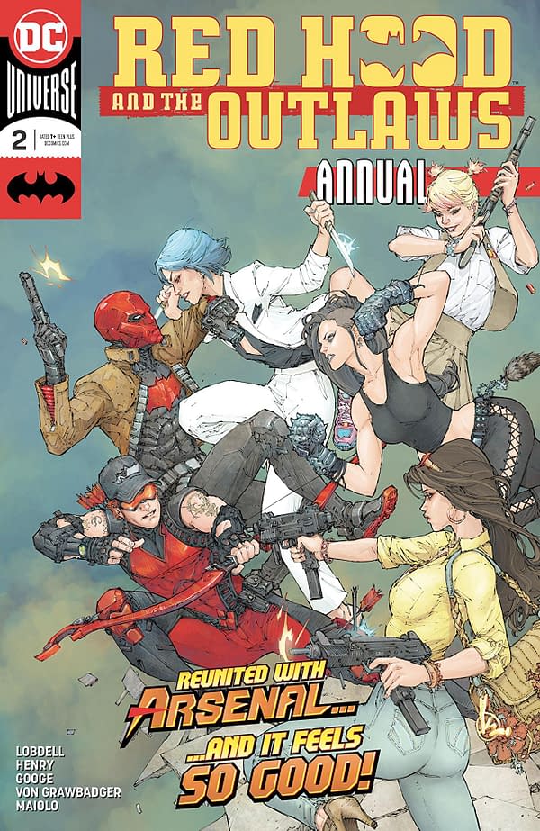 Red Hood and the Outlaws Annual #2 cover by Kenneth Rocafort