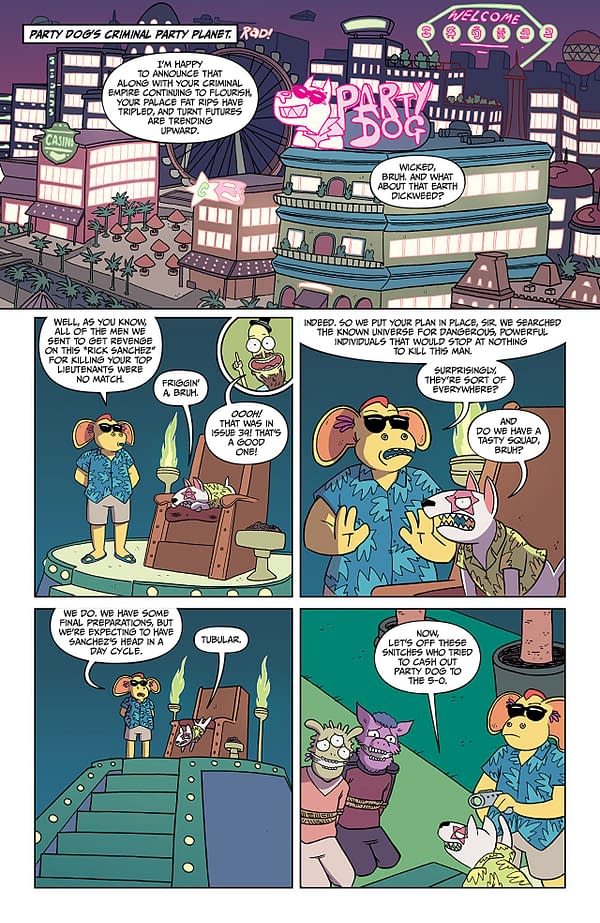 Rick and Morty #41 art by Marc Ellerby and Sarah Stern