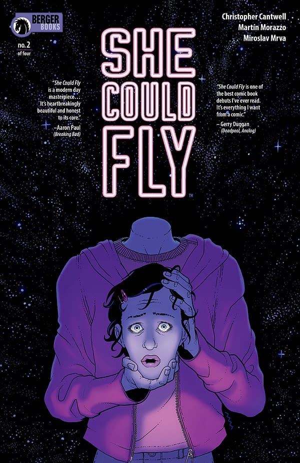She Could Fly #2 cover by Martin Morazzo and Miroslav Mrva