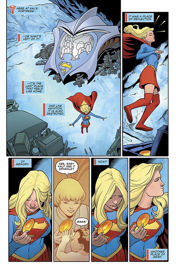 Supergirl #21 art by Kevin Maguire, Sean Parsons, and FCO Plascencia