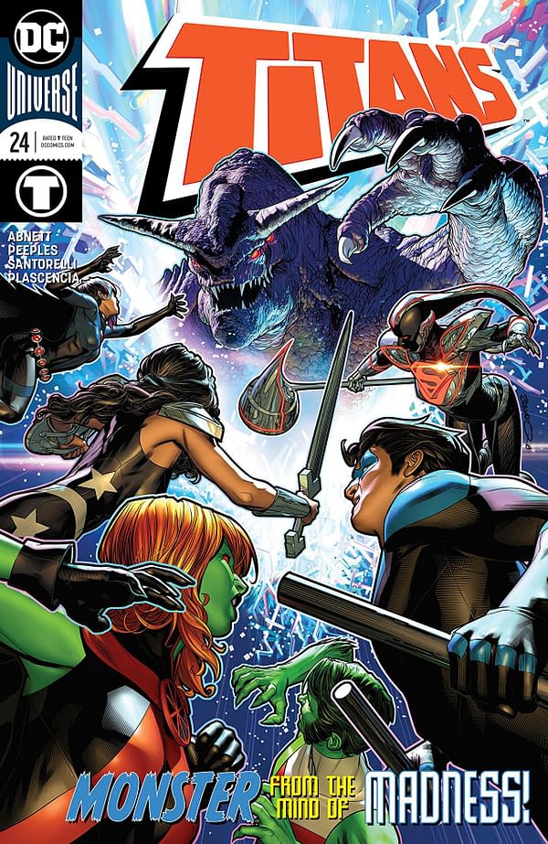 Titans #24 cover by Brandon Peterson