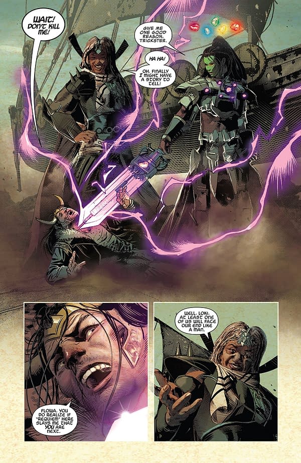 Infinity Wars #3 art by Mike Deodato Jr. and Frank Martin