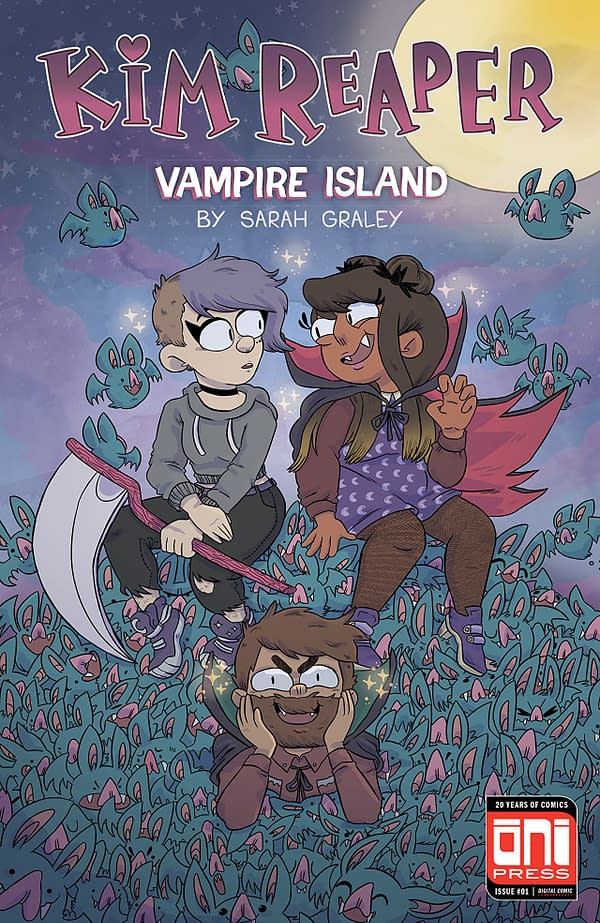 Kim Reaper: Vampire Island #1 cover by Sarah Graley