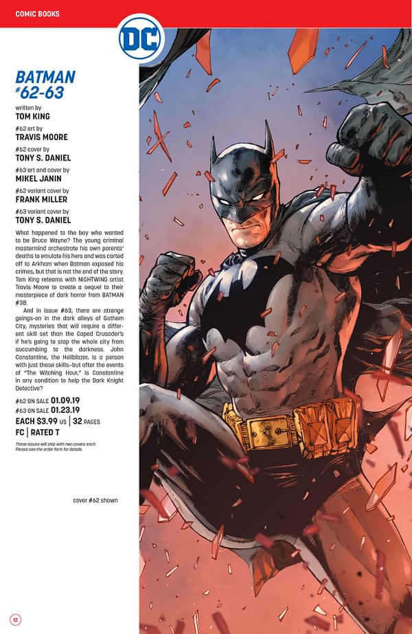 The Full DC Comics Catalogue for January 2019