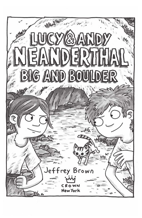 Preview of Jeffrey Brown's Original Lucy &#038; Andy Neanderthal Story for Free Comic Book Day 2019