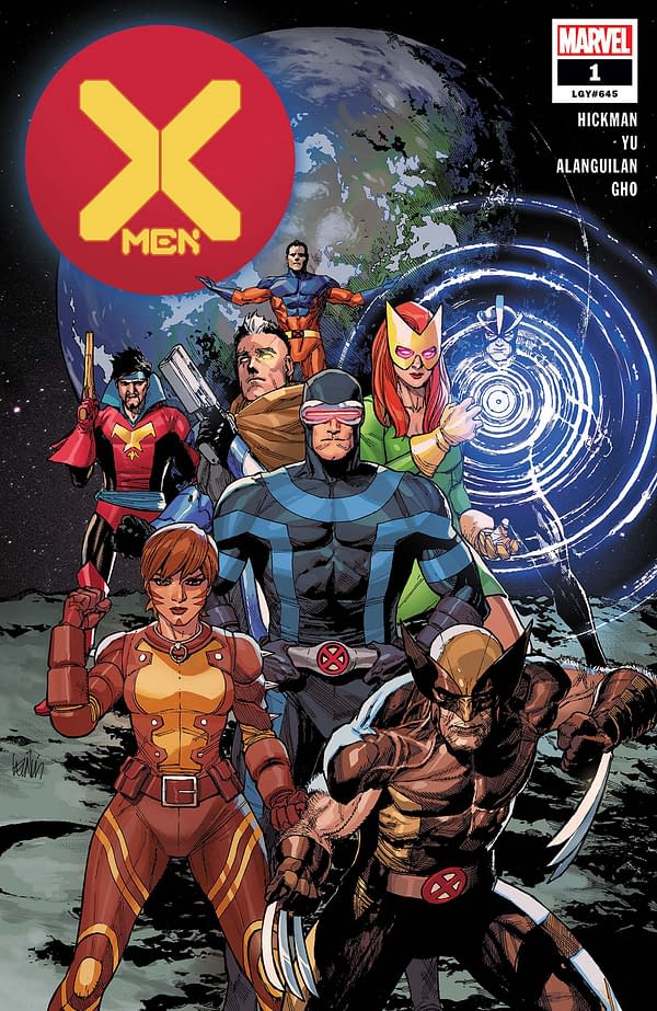 The cover to X-Men #1 from Marvel Comics, hitting Marvel Unlimited in April.