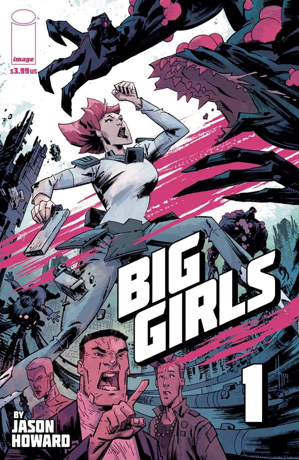 Howard writes and draws Big Girls #1. Credit: Image Comics