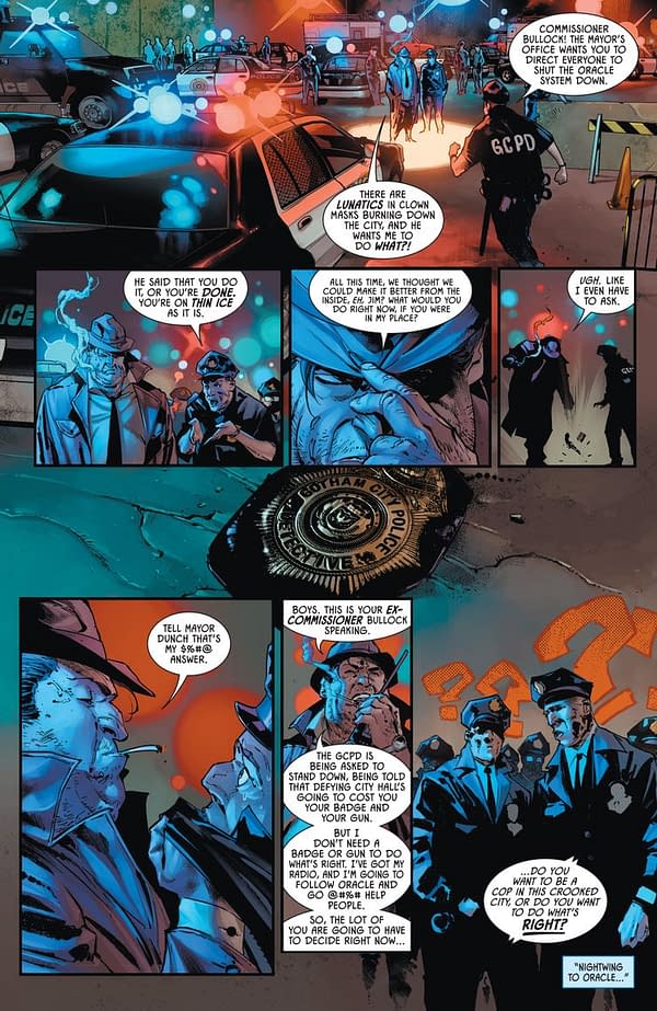 No More Commissioner Harvey Bullock in Batman #100