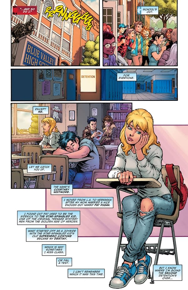 Interior preview page from STARGIRL SPRING BREAK SPECIAL #1 (ONE SHOT) CVR A TODD NAUCK