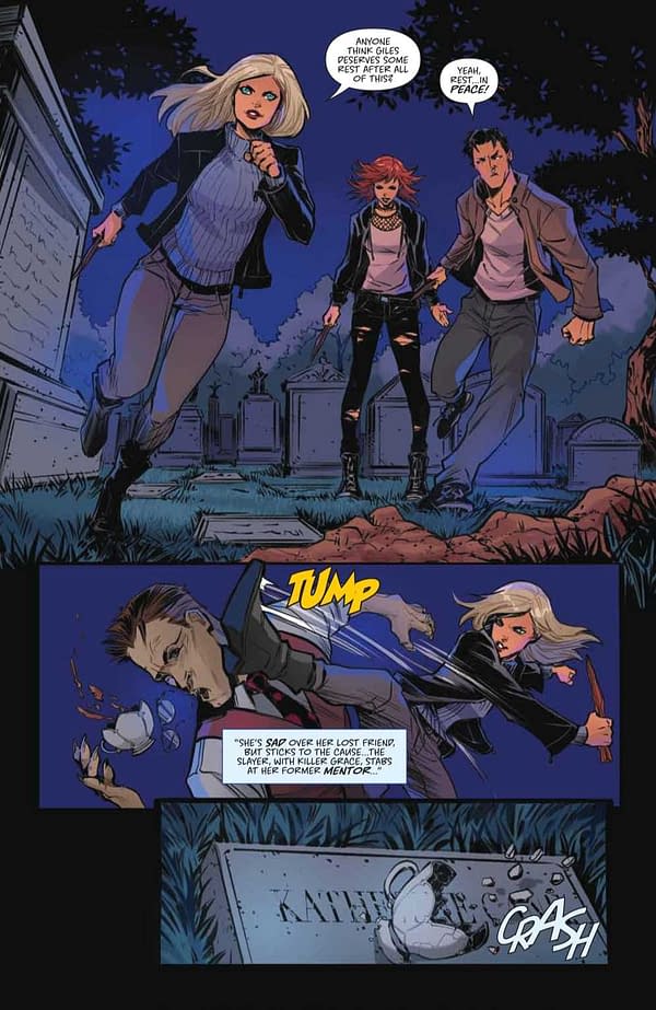 Interior preview page from BUFFY THE VAMPIRE SLAYER TEA TIME #1 CVR A ANDOLFO