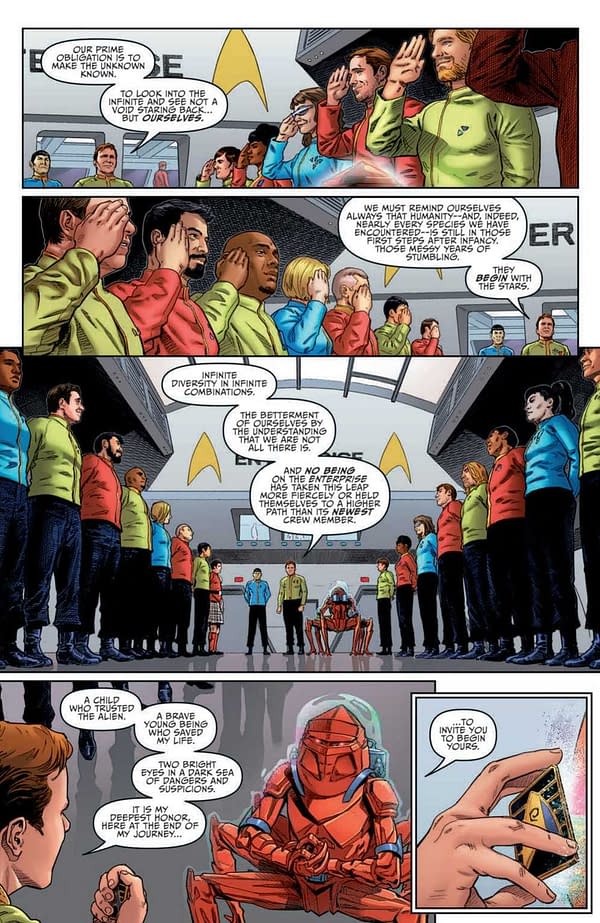Interior preview page from STAR TREK YEAR FIVE #22