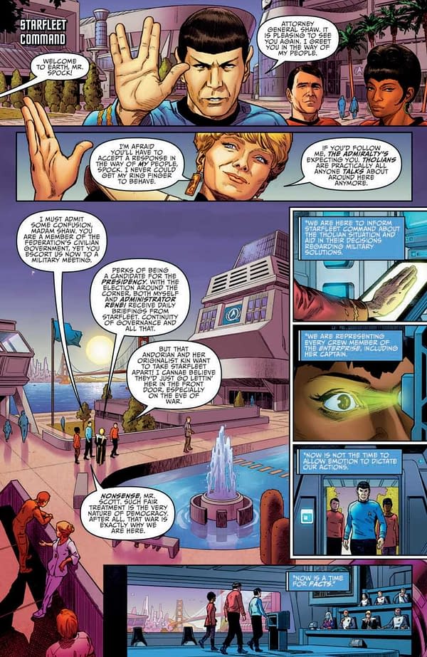 Interior preview page from STAR TREK YEAR FIVE #22