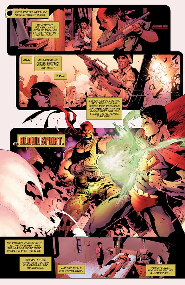 Interior preview page from SUICIDE SQUAD #5 CVR A EDUARDO PANSICA