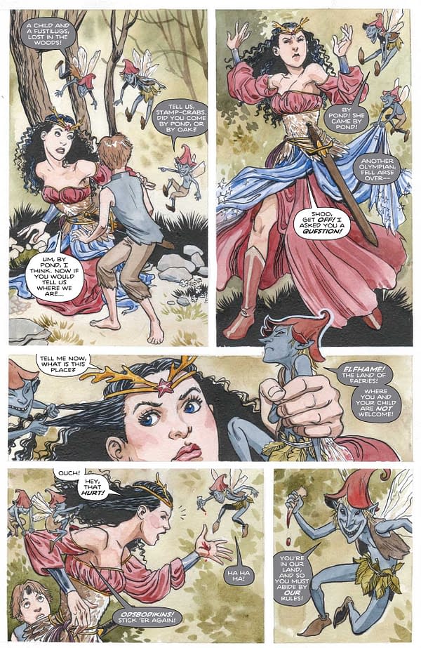 Interior preview page from WONDER WOMAN #776 CVR A TRAVIS MOORE