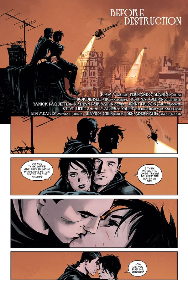 Interior preview page from CATWOMAN #34 CVR A YANICK PAQUETTE
