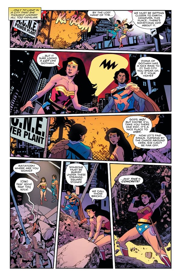 Interior preview page from WONDER WOMAN #778 CVR A TRAVIS MOORE