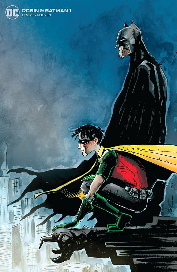 Cover image for ROBIN & BATMAN #1 (OF 3) CVR B JEFF LEMIRE VAR