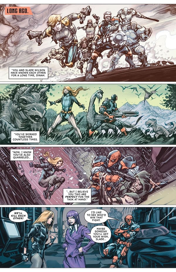 Interior preview page from Deathstroke Inc #4
