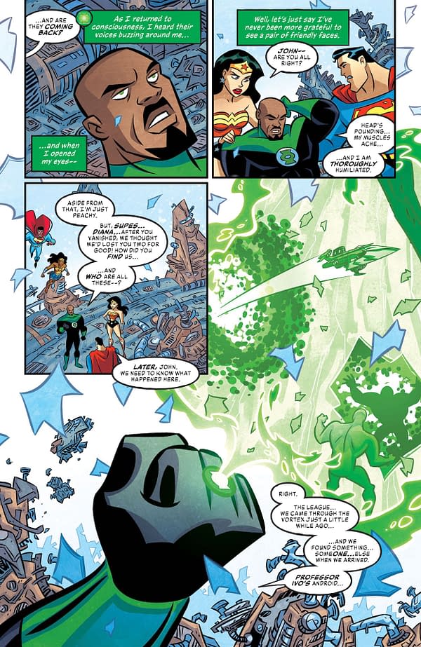 Interior preview page from Justice League Infinity #6