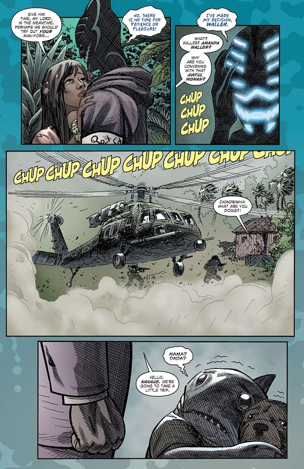 Interior preview page from Suicide Squad: King Shark #4
