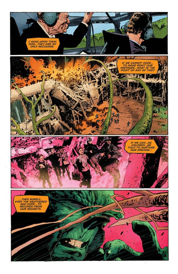 Interior preview page from Swamp Thing #10