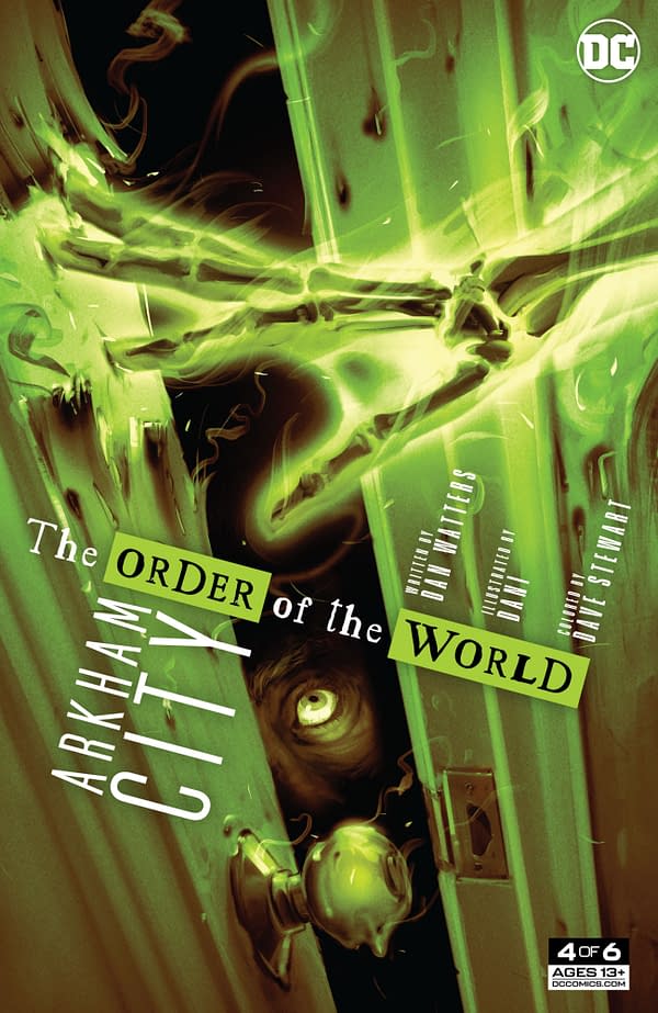 Cover image for ARKHAM CITY THE ORDER OF THE WORLD #4 (OF 6) CVR A SAM WOLFE CONNELLY